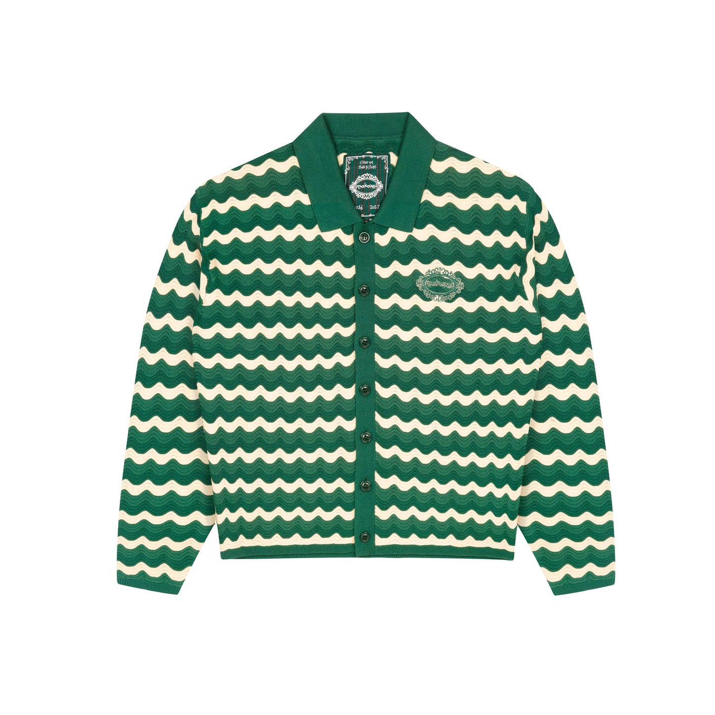 "C'ÉTAIT UNE BELLE HISTOIRE" GREEN CARDIGAN (PRECOMMANDE)
