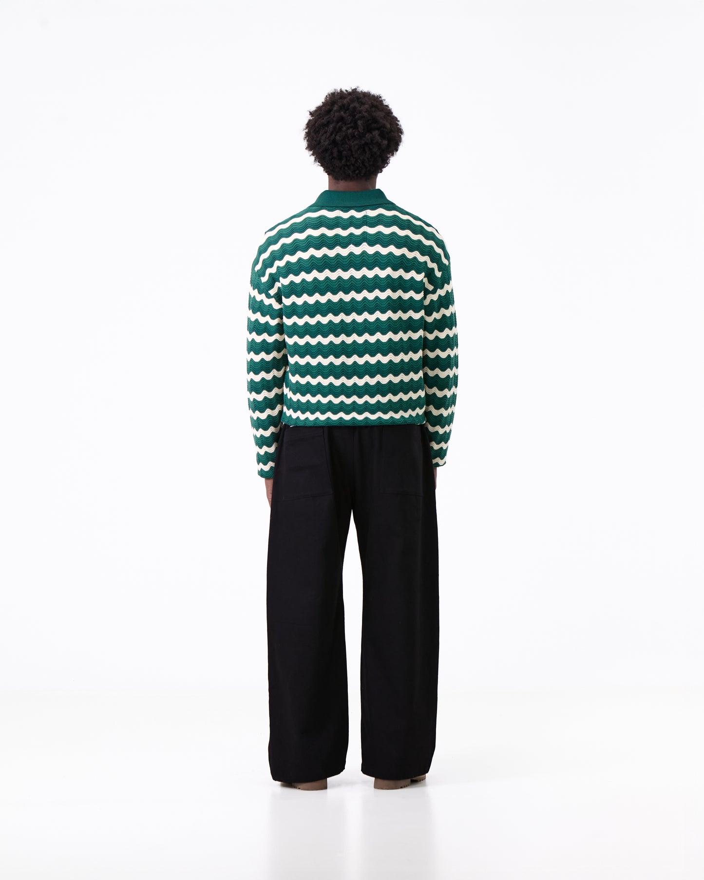 "C'ÉTAIT UNE BELLE HISTOIRE" GREEN CARDIGAN (PRECOMMANDE)