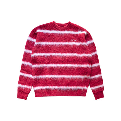 COLORED SHEEP MOHAIR CREWNECK