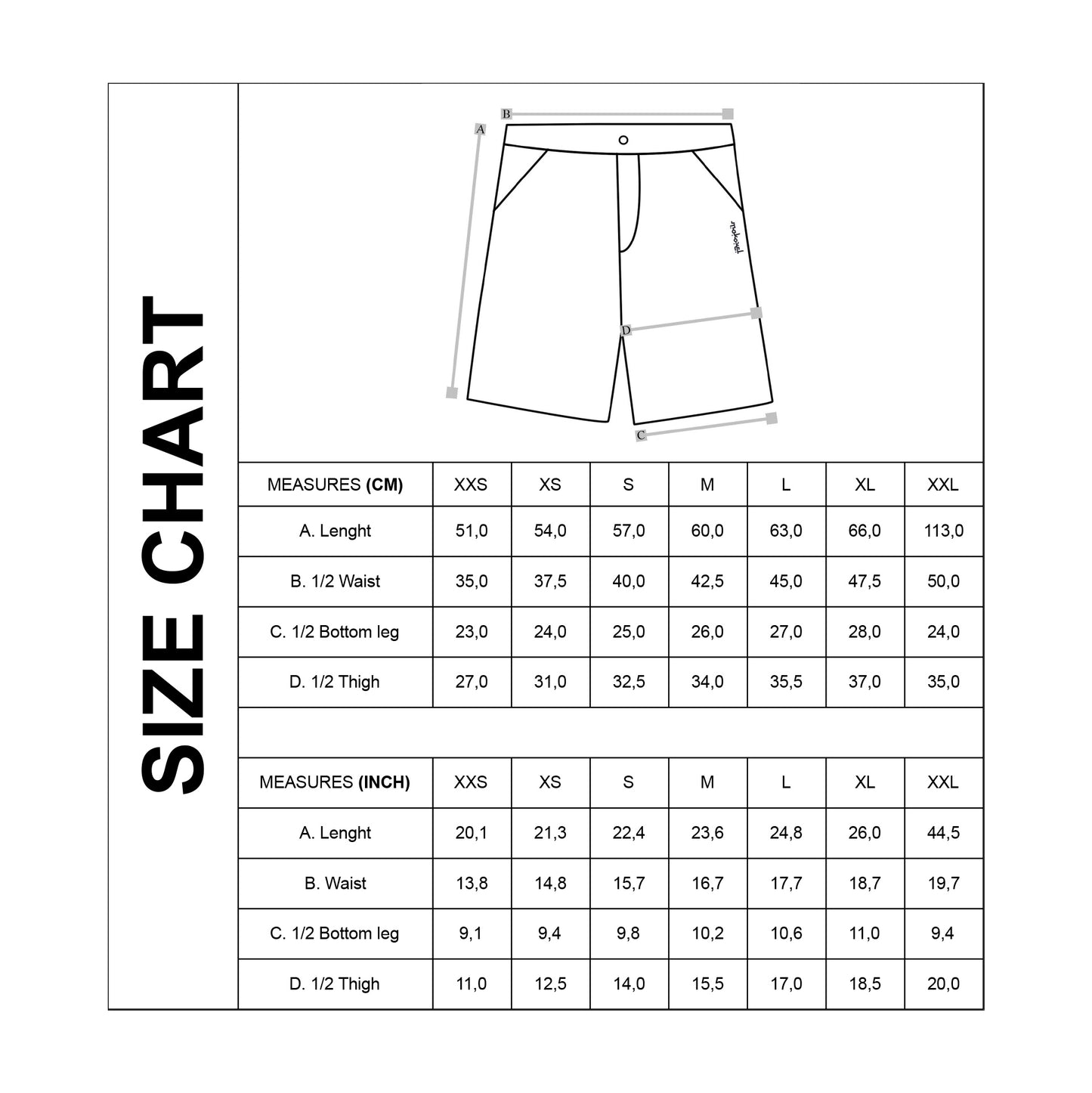 BAGGY BRITTANY WEATHER LUCAS SUPRAW BLANC SCOOTCULTURE STREETWEAR SHORT